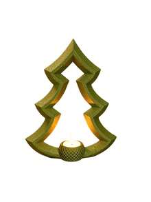 Minimalist Tabletop Decorative Items,Party Accessories,Small Nordic Tree-Shaped Candle Holders Suitable For Christmas, Valentine', Thanksgiving,Shelf, Windowsill Decor - Scandinavian Holiday Gift For Home, Halloween - Multicolor - View 11