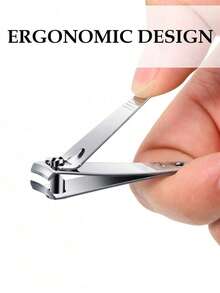 100pcs/32pcs/8pcs/1pc Classic Stainless Steel Nail Clippers, Silver Nail/Toe Clipper Set, Sharp Blades, Portable Nail Clippers, Suitable For Nail Salon And Home Use, Nail Clipper Quantity, Wholesale Distribution - Silver - View 2