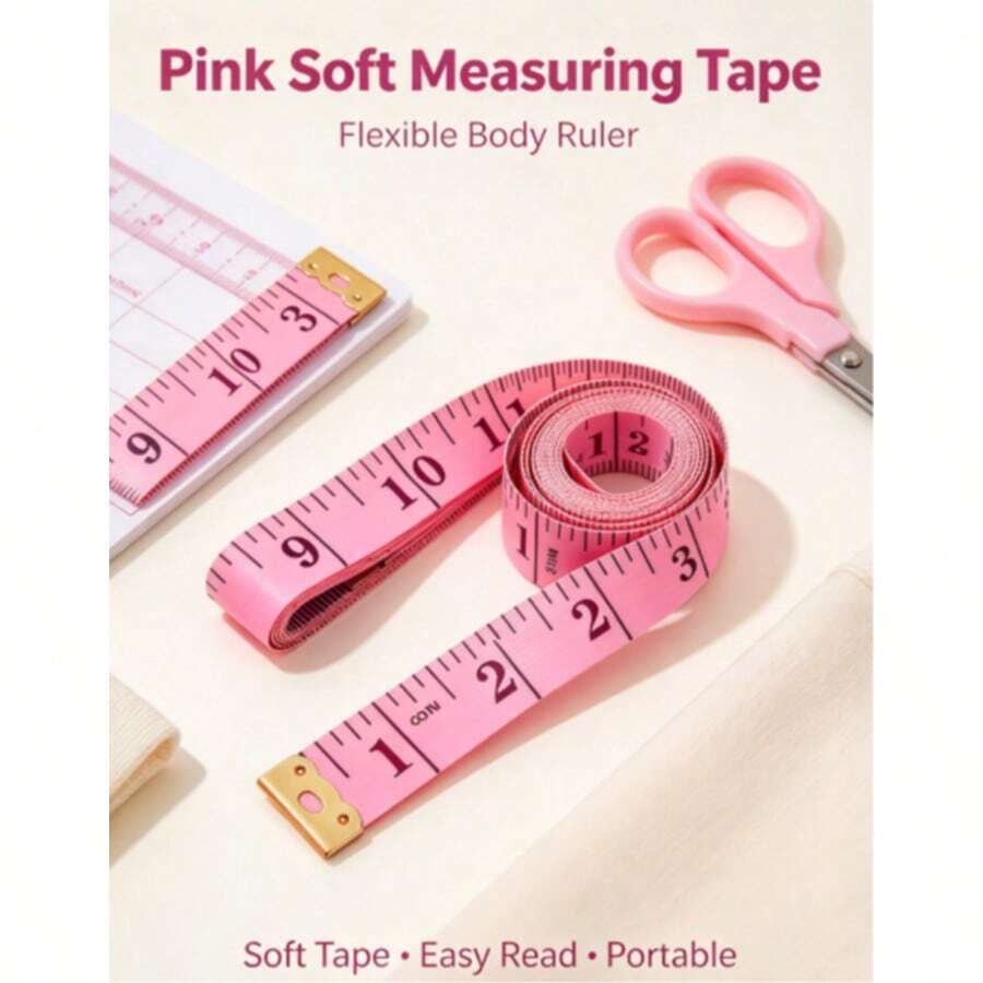 3pcs 60 Inch (150cm) Plastic Tape Measure, Premium Dual Scale Inch And ...