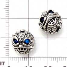 2pcs Vintage Chinese Mythical Creature Auspicious Totem Beads, Antique Pi Yao & Golden Toad Carved Beads, Handmade Bracelet Accessories - Multicolor - View 14