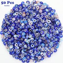 50 Pcs Large Hole Beads Assorted Mixed Colors European Craft Big Beads Large Hole Spacer Bead For DIY Beadable Pens Charms Bracelets Keychain Jewelry Making - Multi-color - View 14