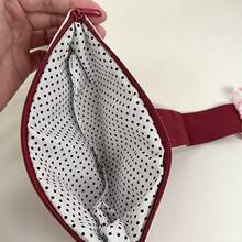 Tas Penyimpanan Kacamata Simpul Pita Feminin, Desain Kancing Jepret Kain Warna-warni, Kotak Pelindung Kacamata Anti Tekanan Portabel untuk Perjalanan, Hadiah Liburan - MultiWarna - View 3
