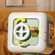 1pc Compact Portable 6-In-1 Busy Cube Toy - Children's Educational Cube Toy, Develops Sensory And Fine Motor Skills, Rotating And Pressing Fun Toy - Perfect Christmas/Birthday Gift (Random Order Of Cube Faces) - Multicolor - View 5