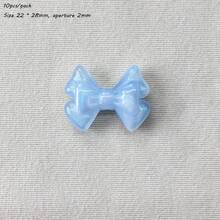 Solid Color Dazzling UV Layered Music Bow Macaron DIY Bracelet Earrings Hair Clip Bead Material Jewelry Accessories - Multicolor - View 29