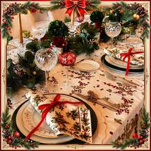 2/6 buah Cincin Serbet Natal, Penahan Serbet Pita Beludru, Cincin Serbet Buatan Tangan, Cocok untuk Natal, Thanksgiving, Hari Valentine, Pernikahan, Pesta, Ulang Tahun, Meja Makan, Hari Ibu, Dekorasi Meja Rumah dan Luar Ruangan - MultiWarna - View 8