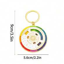 1pc/This Unique Item Can Rotate, Help You Match Colors, And Relieve The Burden Of Keychains And Bag Charms - A - View 4