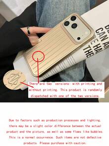 升級版防滑紋理邊緣，附粉色 Dimela 行李箱與手機殼，相容 Apple 17 Pro Max 手機，霧面防摔保護，16 Pro 鏡頭全覆蓋設計，15 Pro Max 高階保護殼 - 香檳金 - 查看 5