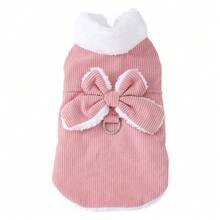 1 Buah Jaket Bulu Hangat Musim Gugur Musim Dingin untuk Hewan Peliharaan, Mantel Pita Lucu untuk Anjing, Hewan Peliharaan Luar Ruangan, Jaket Tahan Angin, Pakaian Sweatshirt, Cocok untuk Anak Anjing dan Anjing Kecil - MultiWarna - View 13