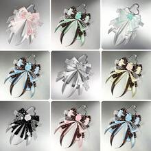 1pc Polka Dot Satin Ribbon Lace Rose Heart Multi-Layer Bow Bag Charm, Anime Cosplay Concert Fan Support Convention Lolita Ita Bag Accessory, Handmade Mass-Produced Jirai-Kei Angel Style Support Color Decoration Peripheral - A - View 12