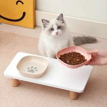 4PCS Cute Cartoon Design Non-Slip Plastic Pet Bowls, Easy To Clean, Perfect For Feeding And Watering, Fun Cat And Dog Food Dish, Battery-Free Operation, Multi-Functional Pet Bowl, Suitable For Kittens, Small Cat Breeds And Short-Clawed Felines - 300ml - View 9