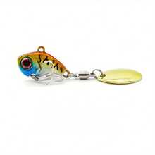 GOTURE 1pc Metal Sinking Hard VIB Lure With Treble Hook And Rotating Blade, Suitable For Freshwater And Saltwater - Multicolor - View 7