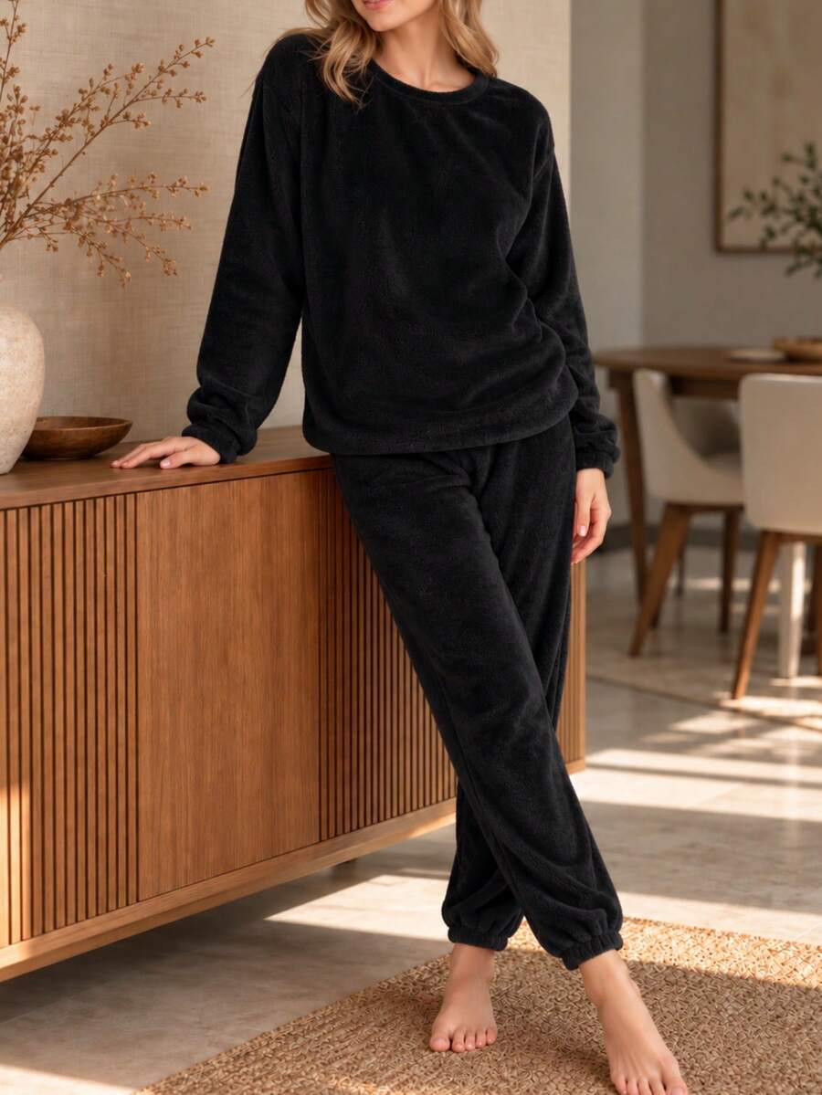Women Lounge Sets - Black - View 1