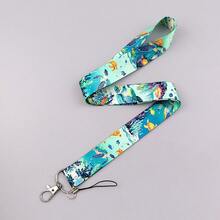 Cartoon Animal Lanyard, Ocean Turtle, Bunny & Dachshund Print Neck Strap, Phone Lanyard ID Card Holder Key Chain For Man Women - Multicolor - View 7