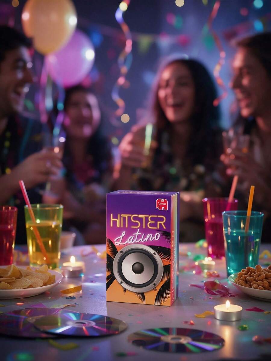 Hitster Latino Board Game, Latino Music Themed Card Game, Christmas Party Entertainment Game, Wonderful Christmas Gift, Fun Interactive Game For Adult Friends Party & Holiday Gathering - Multicolor - View 1