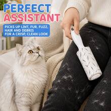 2pcs Portable Travel Lint Roller - Mini Pet Hair Remover, Suitable For Clothes, Furniture, Car Seats, Gift Bags And Other Daily Cleaning | Stock Cleaning Tool - A - View 5