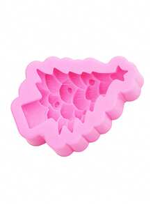 1pc Pink Liquid Silicone Material Silicone Mold Christmas Tree Resin Accessories Silicone Mold For Making Plaster Aromatherapy Christmas Decoration Stickers Fridge Magnets And Other Handmade Art Crafts - Christmas Tree - View 10