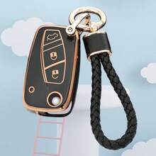 Soft TPU Protective Key Shell Auto Key Holder TPU Car Key Fob Cover Case For Fiat Panda Stilo Punto Doblo Grande Bravo 500 Ducato, - Fiat D - View 8