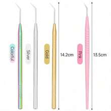 MyAoKuE-Up 1pc Eyelash Perm Lifting Tools Metal Clean Up Rods Beauty Makeup Lamination Eyelashes Separating Tool Lash Extension Supplies - Multicolor - View 4