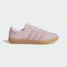 ADIDAS Bermuda Unisex Light Pink Retro Low-Top Shoes 80s Island Series Gum Sole Streetwear JS3973 - Pink - View 1