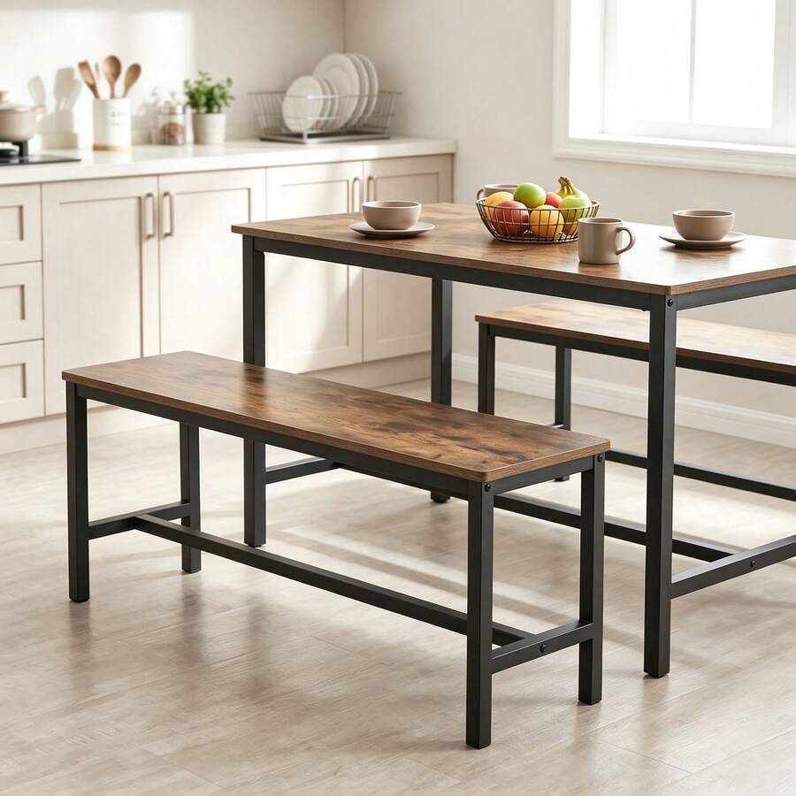 VASAGLE Dining Chairs - Brown - View 1