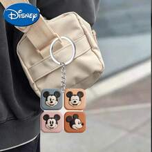 1pc Disney Mickey Mouse 4-Grid Multiple Expressions Cute Cartoon Keychain, Practical And Fashionable Novelty Keychain, Holiday Gift Decoration Key Pendant, Car Keychain, Backpack Wallet Keychain, 2D Flat Cute Keychain, Women's Keychain, Key Chain, Keychain Pendant, Women's Car Accessories, Back To School, Mexico Halloween Christmas Gift - Multicolor - View 6