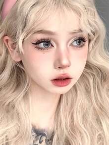 60 Clusters Korean/Japanese Style, C-Curl, 10-12mm Mixed Length, Segmented False Eyelashes, Reusable, Suitable For Daily Wear. - C - View 2