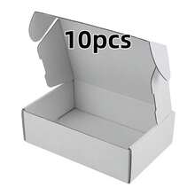 10 hộp quà nhiều màu, hộp gửi hàng có khóa, phù hợp cho doanh nghiệp nhỏ, hộp quà bằng bìa cứng cỡ vừa, dùng để đóng gói và vận chuyển, gói quà, hộp quà nhỏ - A - Xem 12