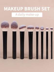 Multifunctional Full Set Makeup Brushes Powder Brush Blush Brush Foundation Brush Eyeshadow Brush Blending Brush Concealer Brush Makeup Tools - Black - View 1