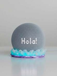 Base Support For Alexa Echodot Speaker Type Impremli Crystals - Translucent/Purple - View 7