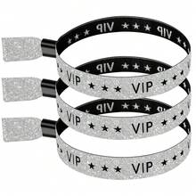 75/25/3入 VIP派對手環，彈性舒適，通用祭典用品，活動報到手環，適用婚禮、演唱會、運動、試駕識別，輕量防水防汗，適合慶祝活動多用途 - 查看 17
