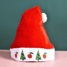 3pcs Embroidered Christmas Hats, Snowflake Christmas Tree Apple Holly Berry Embroidered Christmas Hats, Holiday Party Dress Up Hats - Multicolor - View 5