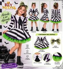 Tween Girls Costumes - STRIPES - View 2