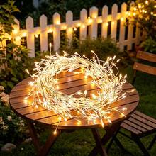 Battery Powered LED Fireworks String Lights, 8 Flashing Modes, Perfect For Christmas Tree, Wedding, Valentine's Day Decoration, Optional 50/100/200/300 LED, Light Strip, Batteries Not Included - 8-function Battery-powered Firecracker Lights - View 6