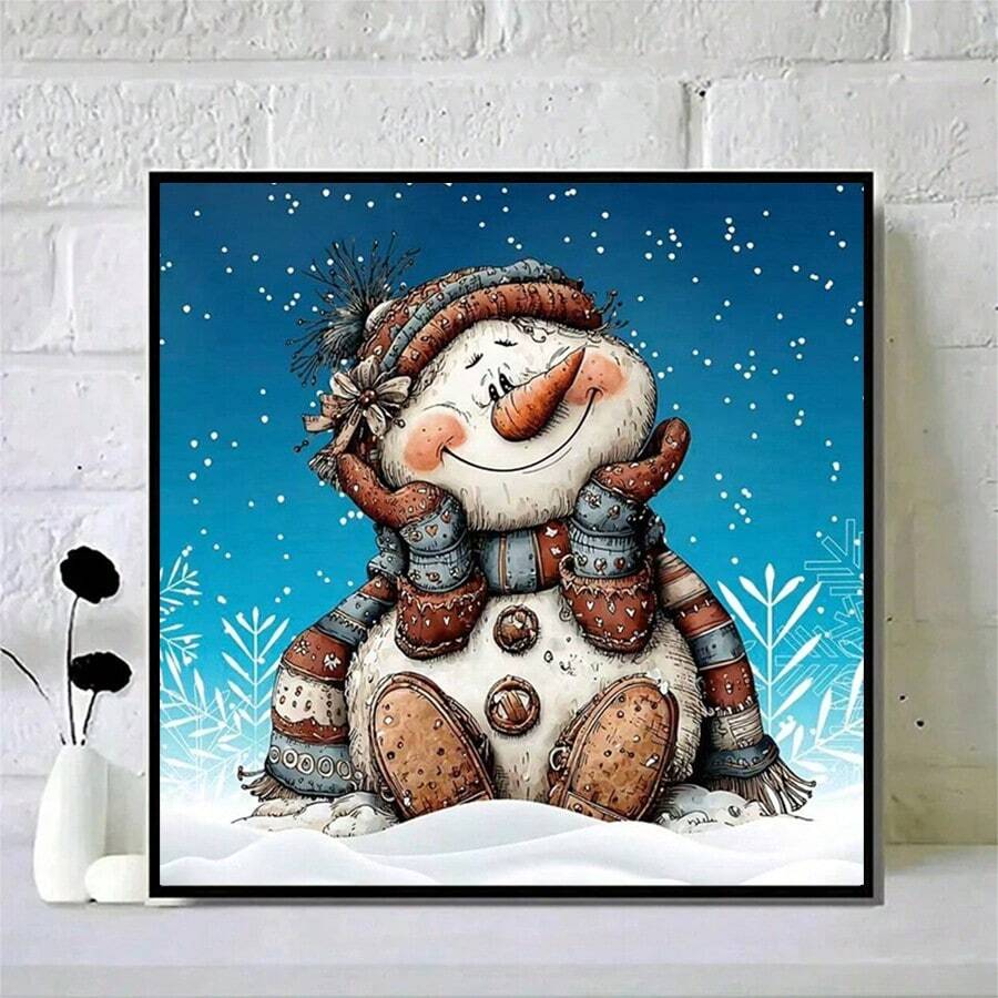 5D Diamond Painting DIY Kit, Full Drill Round Diamond Rhinestone Handmade Craft, Mosaic Art Decor Painting, Living Room Bedroom Wall Hanging Decor, Stress Relief Gift For Adults And Children - View 1