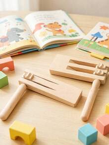 Mexican Wooden Percussion Instrument Matracas, With Circular Soundboard,Wooden Ratchet Noise Maker Hand Percussion Rattle Instrument Matraca,Traditional Mexican Percussion Instrument, Holiday Celebration Accessories, For Parties Sports Celebrations - Multicolor - View 3