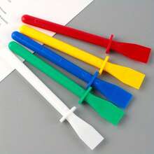 1/3/5pcs Random Color Glue Applicator, Art Glue Scraper With Painting Function, Suitable For Art And Artificial Leather Projects, No Power Required, Colors May Vary, Suitable For Projects, Painting And Leather Crafts - Multiple Vibrant Colors - Multicolor - View 2