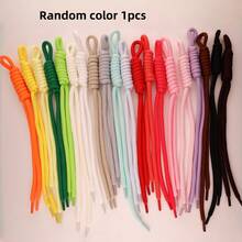 10-100pcs Handmade Knotted Key Chain Making Materials For Women, Dopamine Braided Nylon Rope Lanyard, Handmade Knotted Design, Jewelry Making Accessories - Multicolor - View 12