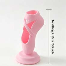 1Pc Ballet Shoe Shape Multi-Function Storage Box, 3D Printed Cute Pen Holder Cosmetic Organizer Vase, Creative Desktop Stationery Makeup Brush Container For Dance Studio Bedroom Vanity Office, Aesthetic Room Decor, Ballet Lover Gift,Room Decor - Multicolor - View 11