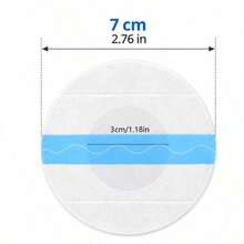 20/50pcs Waterproof & Sweat-Proof Sensor Adhesive Patches, Non-Slip Sticky Sensor Fixing Patches, Invisible & Seamless Fixing Patches For Sports, Fitness And Muscle Training - Multicolor - View 6