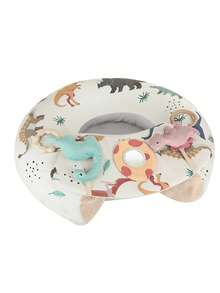 1pc Inflatable Baby Seat For Newborns Support Floor Seat Infant Learning Sit Up Chair With Detachable Hanging Plush Toys Boys Girls Toddler Gift - Multicolor - View 11