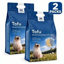 Tofu Dual-Power Clumping Cat Litter – Bentonite Blend, Dust-Free - kg - View 6