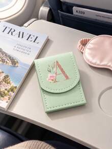 美甲工具組 7件組 旅行指甲剪套組，附綠色字母圖案收納袋，便攜式女性指甲修護組，含平口指甲剪與家用指甲锉，適合日常美容、度假旅行、寄宿學校個人指甲護理等場合，生日禮物、旅行配件與春夏必備之選 - 多色 - 查看 5