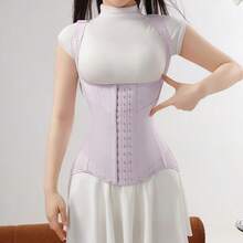 MISTHIN Steel Boned Back Support Abdominal Cincher Waist Trainer Women ...