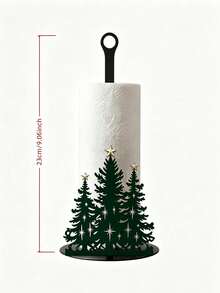 1pc Christmas Decorative Kitchen Paper Towel Holder - Desktop Paper Towel Rack (Combines Display And Storage Functions), Fun Santa Claus Design, Suitable For Kitchen, Bathroom, Living Room And Dining Room, Can Be Used As Decoration To Create A Warm Christmas Atmosphere. - One Size - View 11