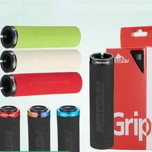 1 Pair Ultra-Light Foam Bicycle Handlebar Grips, Mountain Bike Single-Side Lock-On Shock-Absorbing Anti-Slip Handlebar Covers, Bicycle Accessories - Multicolor - View 1