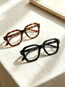 2pcs+Black+Leopard Print