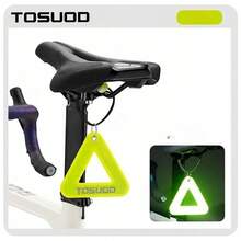 TOSUOD Bicycle Rear Reflective Triangle Plate, Cycling Saddle Reflective Plate, Night Reflective Cycling Hanging, Suitable For All Bicycles - Multicolor - View 13