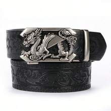 Thắt lưng nam lớp da bò thứ hai và da bò, thắt lưng quần jean và quần tây phong cách thường ngày, lựa chọn lý tưởng làm quà tặng - DC91 92 - Xem 16