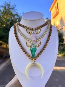 Italian Style Charms - Beige Horns - View 1