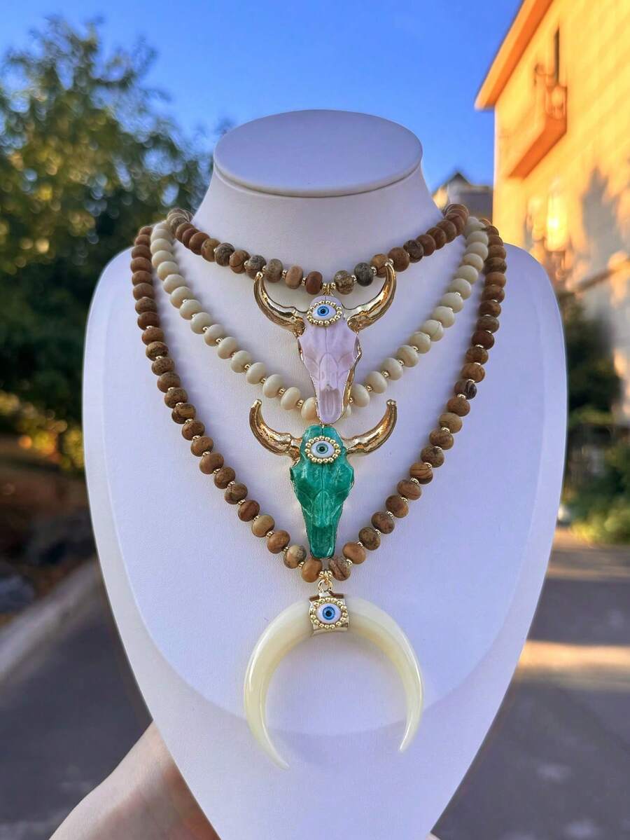 Italian Style Charms - Beige Horns - View 1